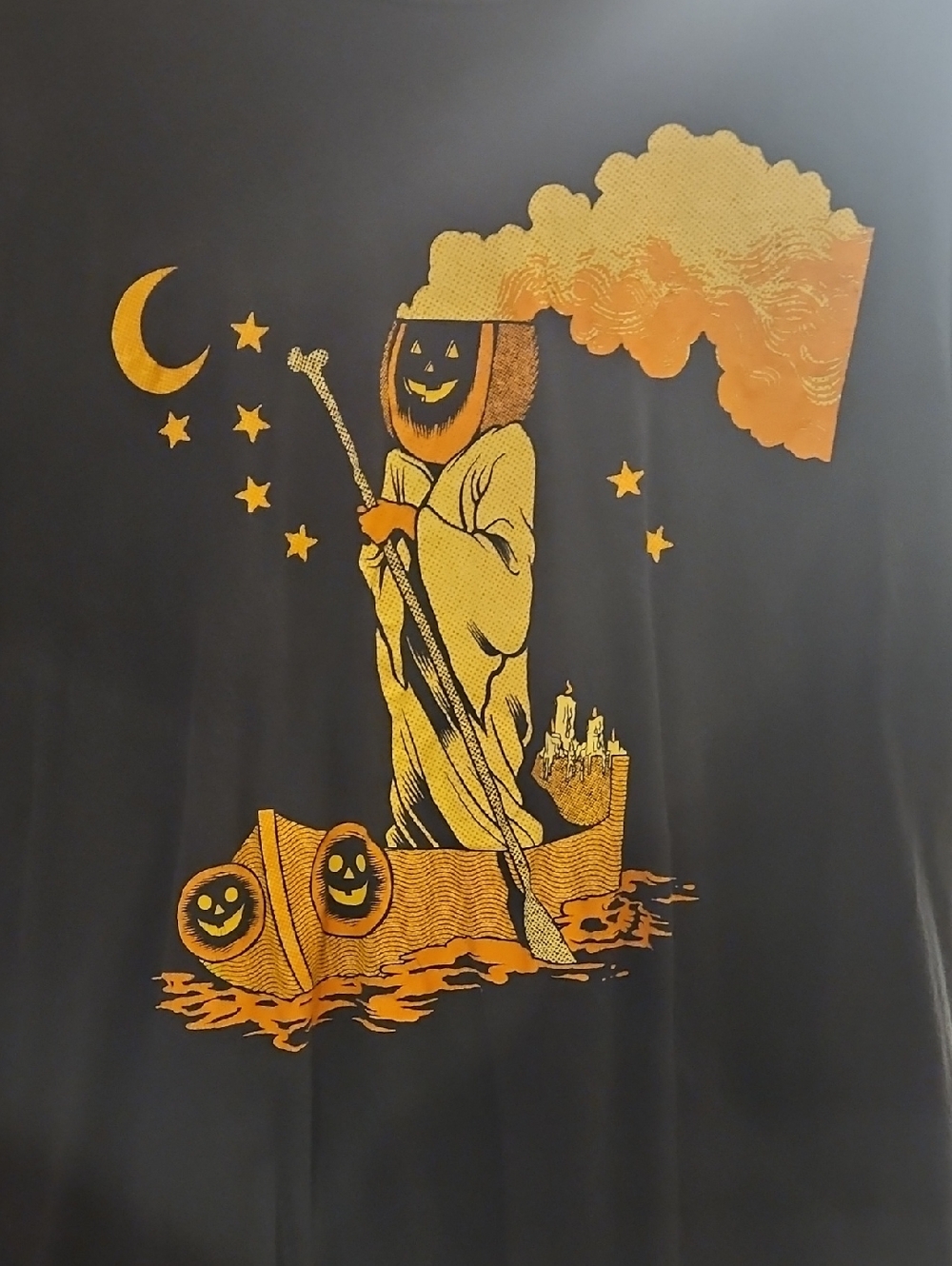 Black Matter Brand Afterlife Pumpkin Black Tshirt Size XL